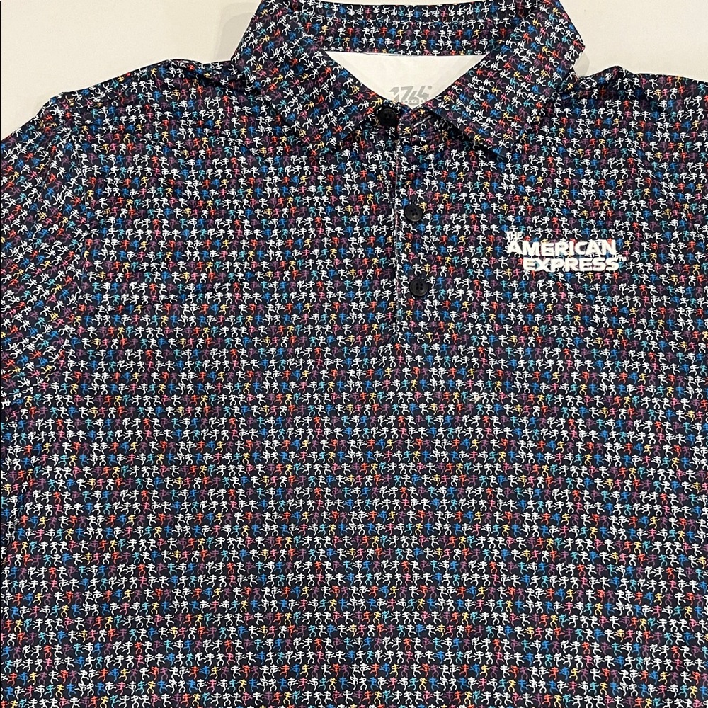 American Express Multicolor Polo Shirt